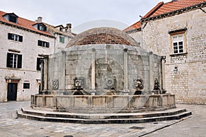 Onofrio's Fountain in Dubrovnik