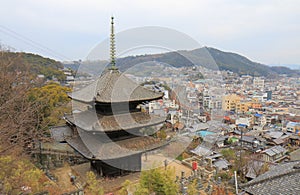 Onomichi cityscape in Hiroshima Japan