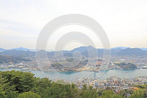 Onomichi cityscape in Hiroshima Japan