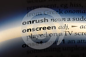 onscreen