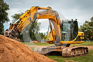 ÃÂ¡onstruction machinery for excavation photo