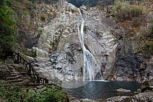 Ontaki waterfall and pool, Kobe, Hyogo prefecture, Japan