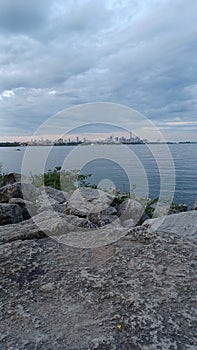 Ontario Lake view with Downtown Toronto in the background