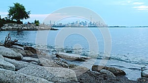 Ontario Lake view with Downtown Toronto in the background