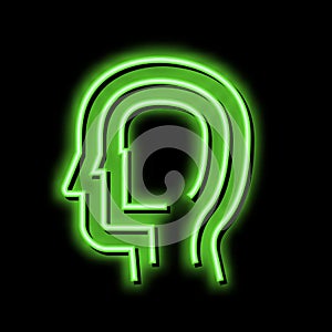ontology philosophy neon glow icon illustration