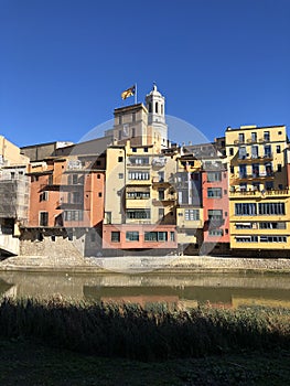 The Onyar river in Girona