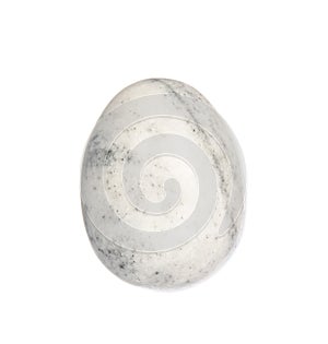 Onyx stone egg on white