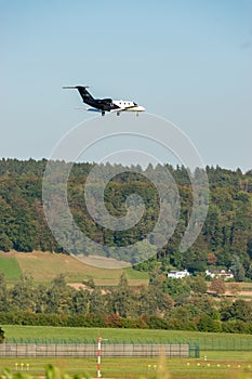 OO-ROK Luxaviation Belgium Cessna 525C Citation CJ4 jet in Zurich in Switzerland