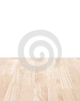 Ood shelf table isolated on white background.