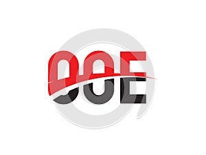 OOE Letter Initial Logo Design Vector Illustration