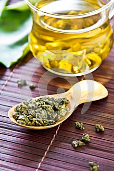 Oolong Tea leaf photo