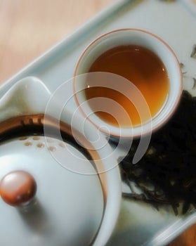 Oolong tea `Phoenix Dancong` of Chinese tea