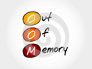 OOM Out of Memory