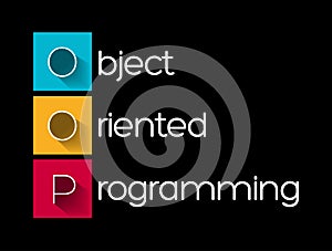 OOP - Object Oriented Programming acronym