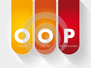 OOP - Object Oriented Programming acronym