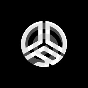 OOR letter logo design on black background. OOR creative initials letter logo concept. OOR letter design