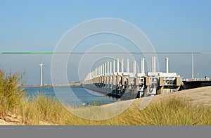 The Oosterschelde barrier photo