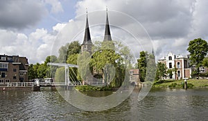 Oostpoort in Delft, Holland