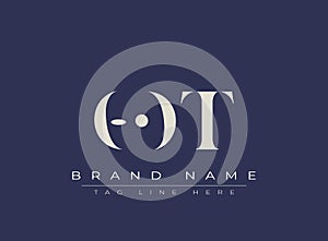 OOT abstract letter logo design