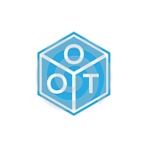 OOT letter logo design on black background. OOT creative initials letter logo concept. OOT letter design