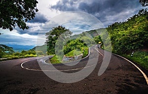 Ooty Hill curve road tamilnadu photo