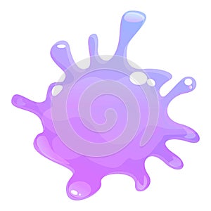 Ooze slime icon cartoon vector. Drip goo