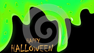 Oozing green slime for halloween