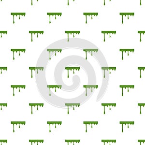 Oozing slime isolated on white background