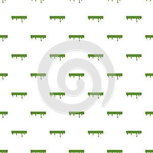 Oozing slime isolated on white background
