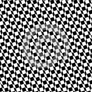 Op-art black and white pattern background