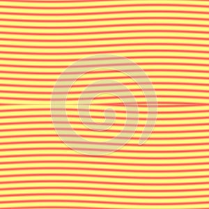 Op Art Confronted Waves Yellow and Red