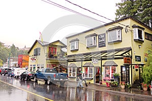 The Opa Sushi Restaurant at Cow Bay Road, Prince Rupert, BC.