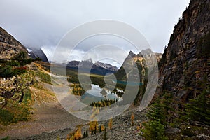 Opabin Plateau trail and Lake O`Hara