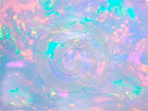 Opal gemstone background. Trendy Vector template for holiday des