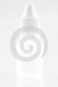 Opaque plastic dropper bottle