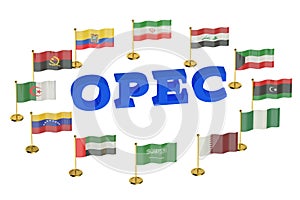 OPEC meetings concept photo