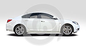 Opel Insignia on white photo