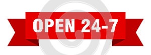 open 24 7 ribbon.