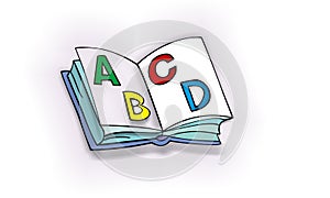 Open ABC book