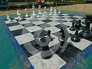 Open air chess set