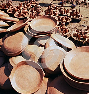 Egypt, terra cotte market photo