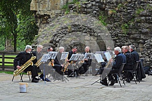 Open air saxophone orchestra