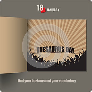 Open album for National Thesaurus Day