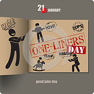 Open album for One-Liners Day