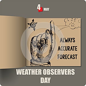 Open album for Weather Observers Day