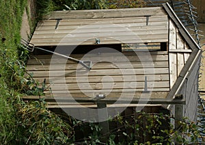 Open allotment shed 2