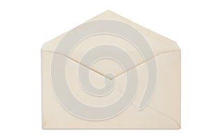 Öffnen leer weiß Umschlag 
