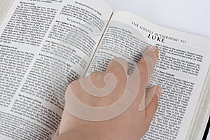 Open bible