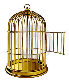 Open Bird Cage