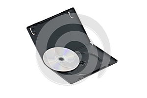 The Open Black DVD Case With Disk.